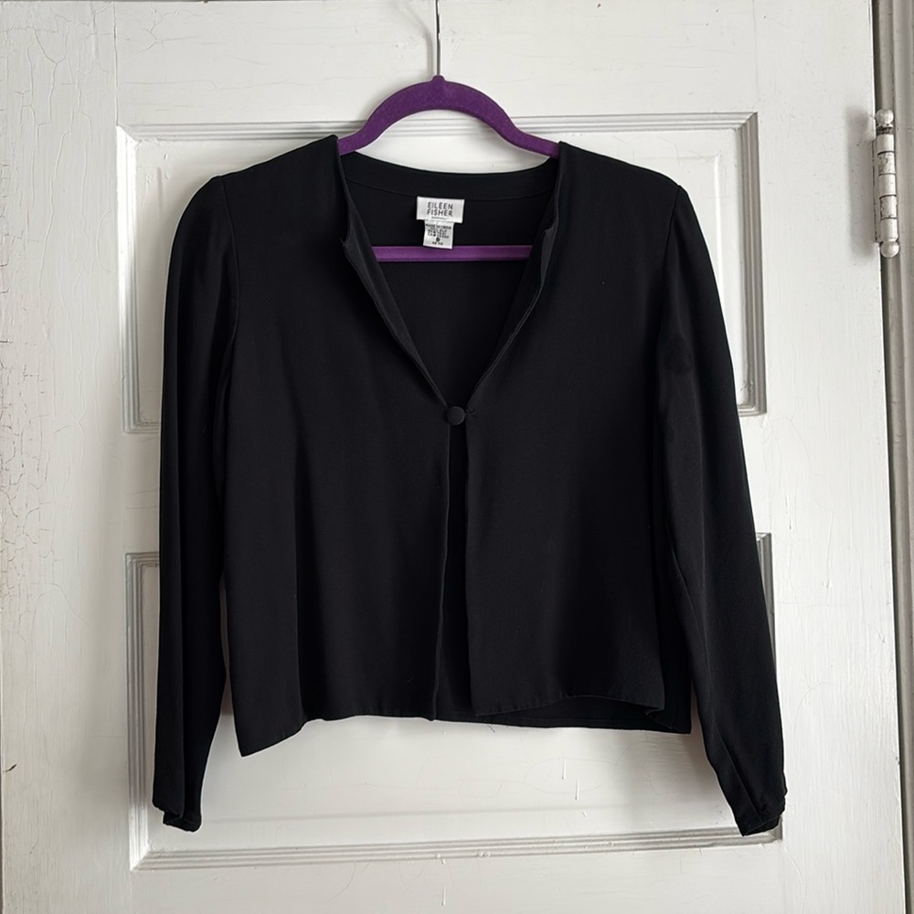 100% silk cardigan